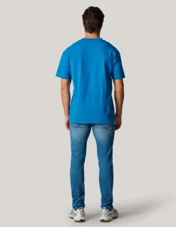 Basic T-shirt Blauw