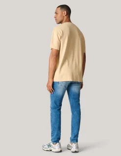 Basic T-shirt Zand