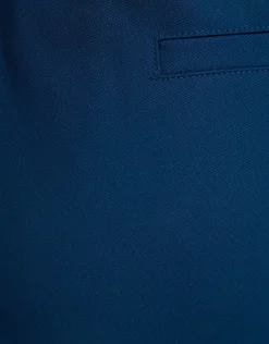 Basic Wide Leg Broek Blauw