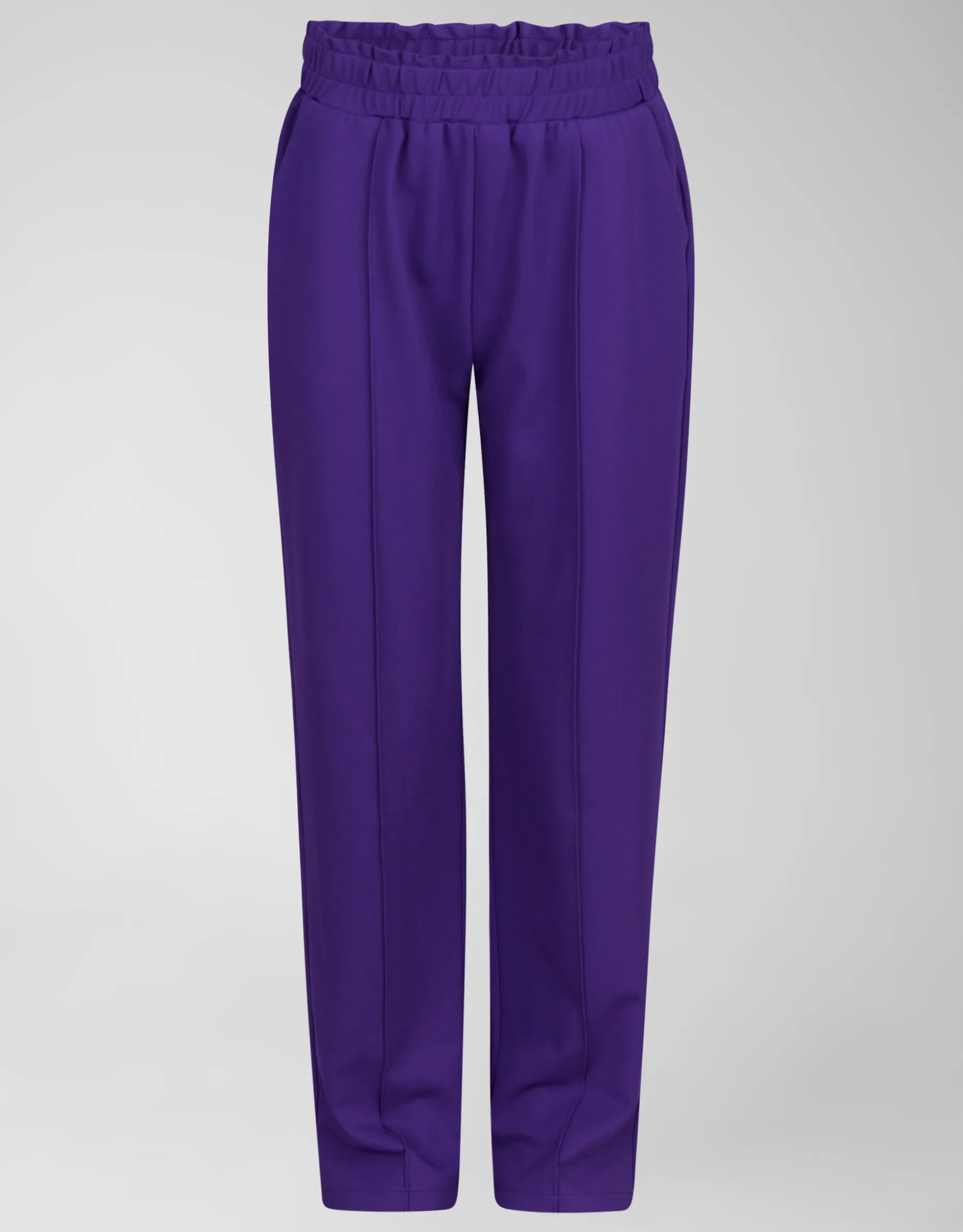 Basic Wide Leg Broek Paars