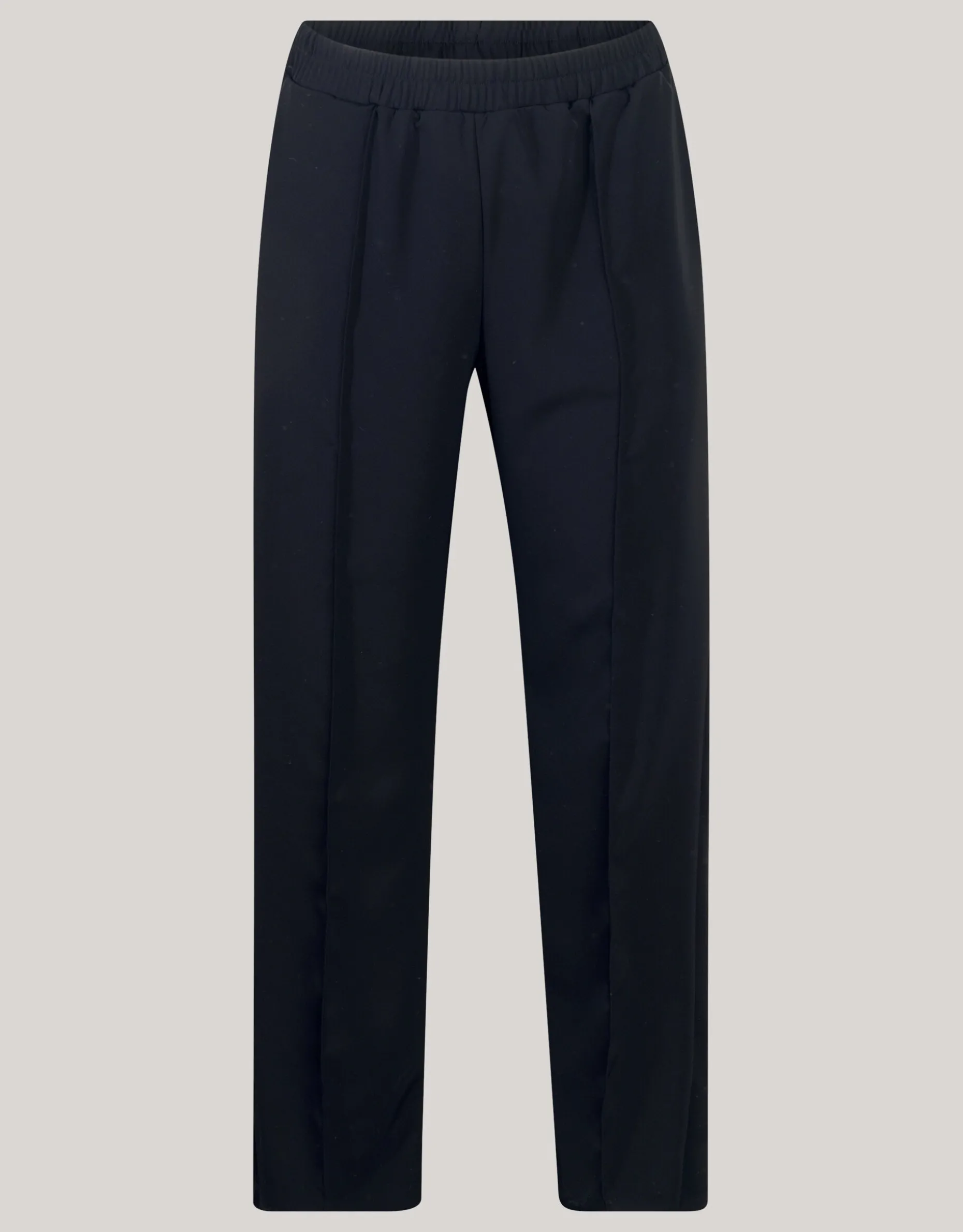Basic Wide Leg Broek Zwart
