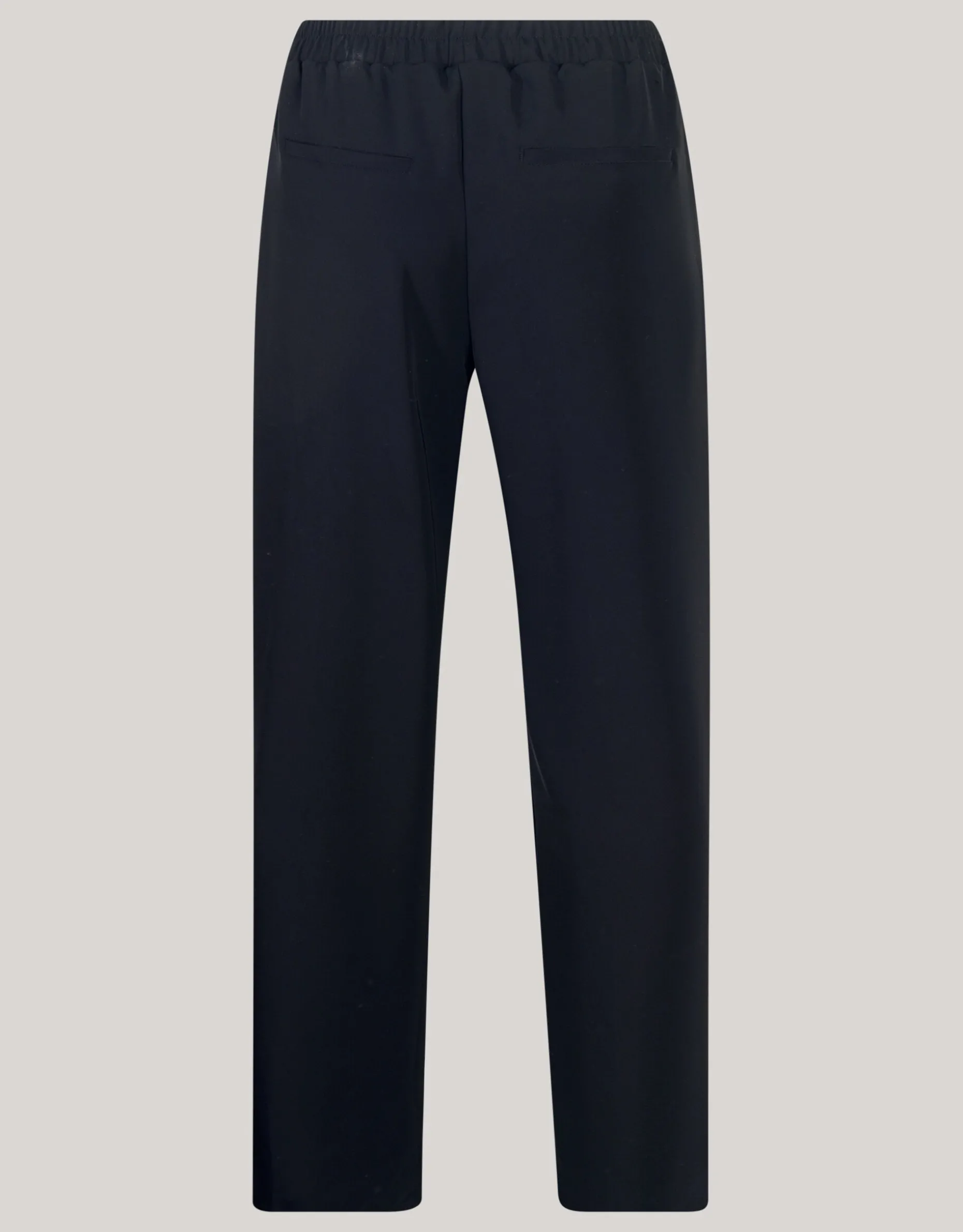 Basic Wide Leg Broek Zwart