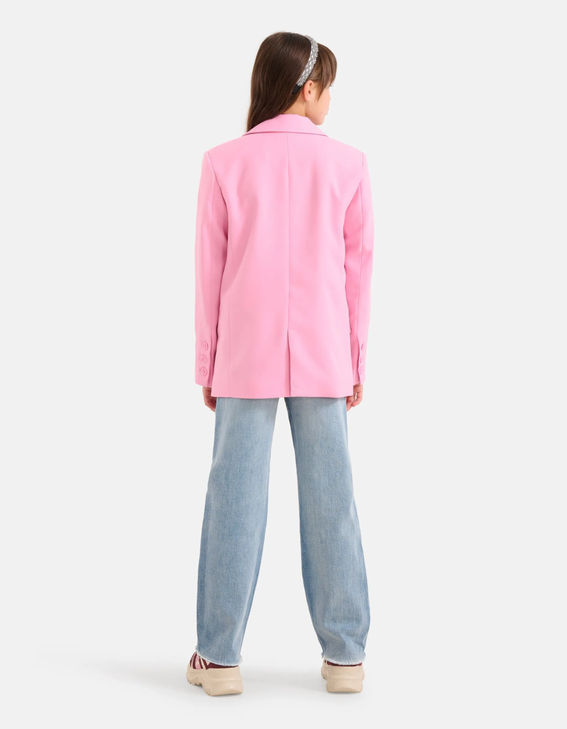 Basis Blazer Lichtroze