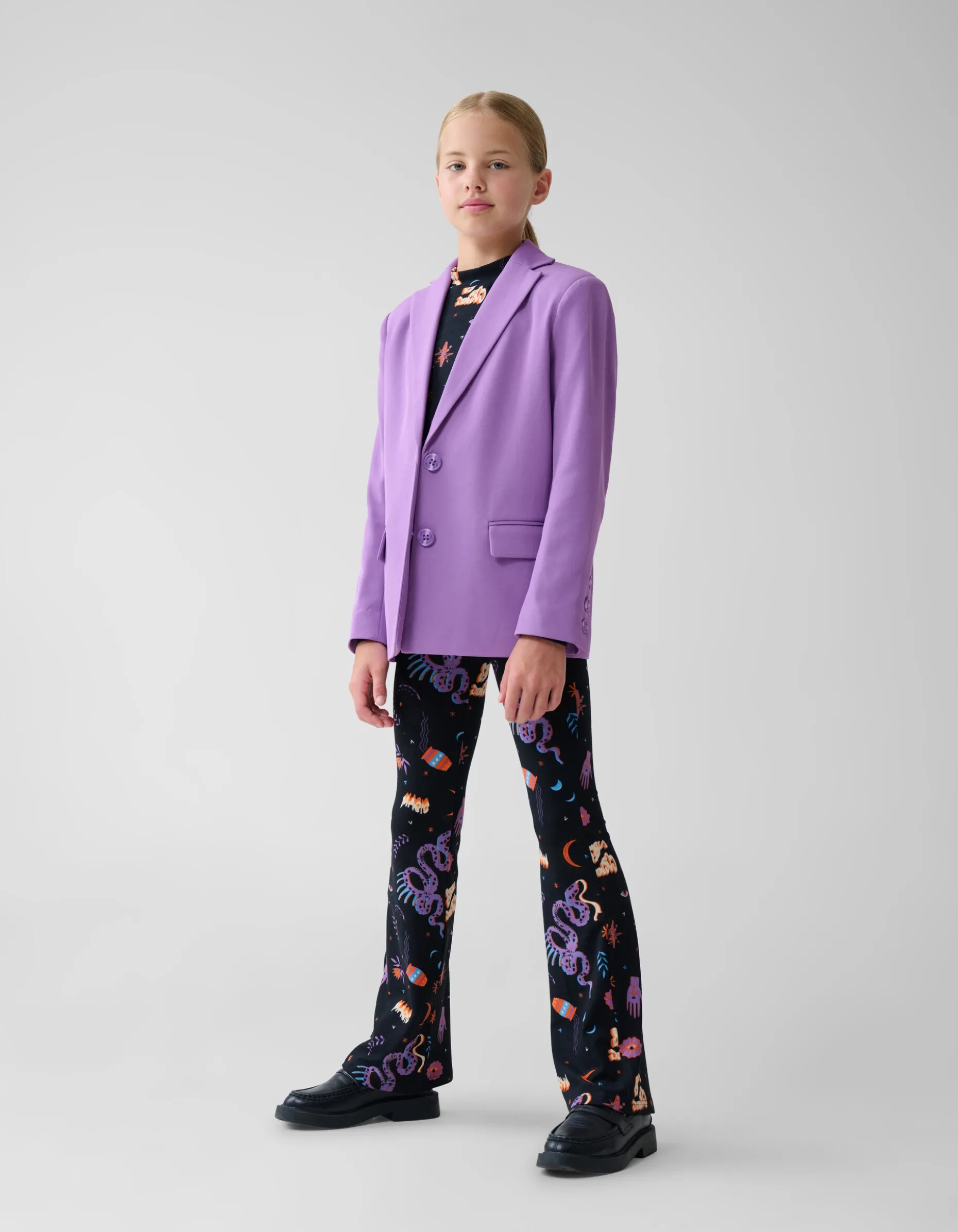 Basis Blazer Paars