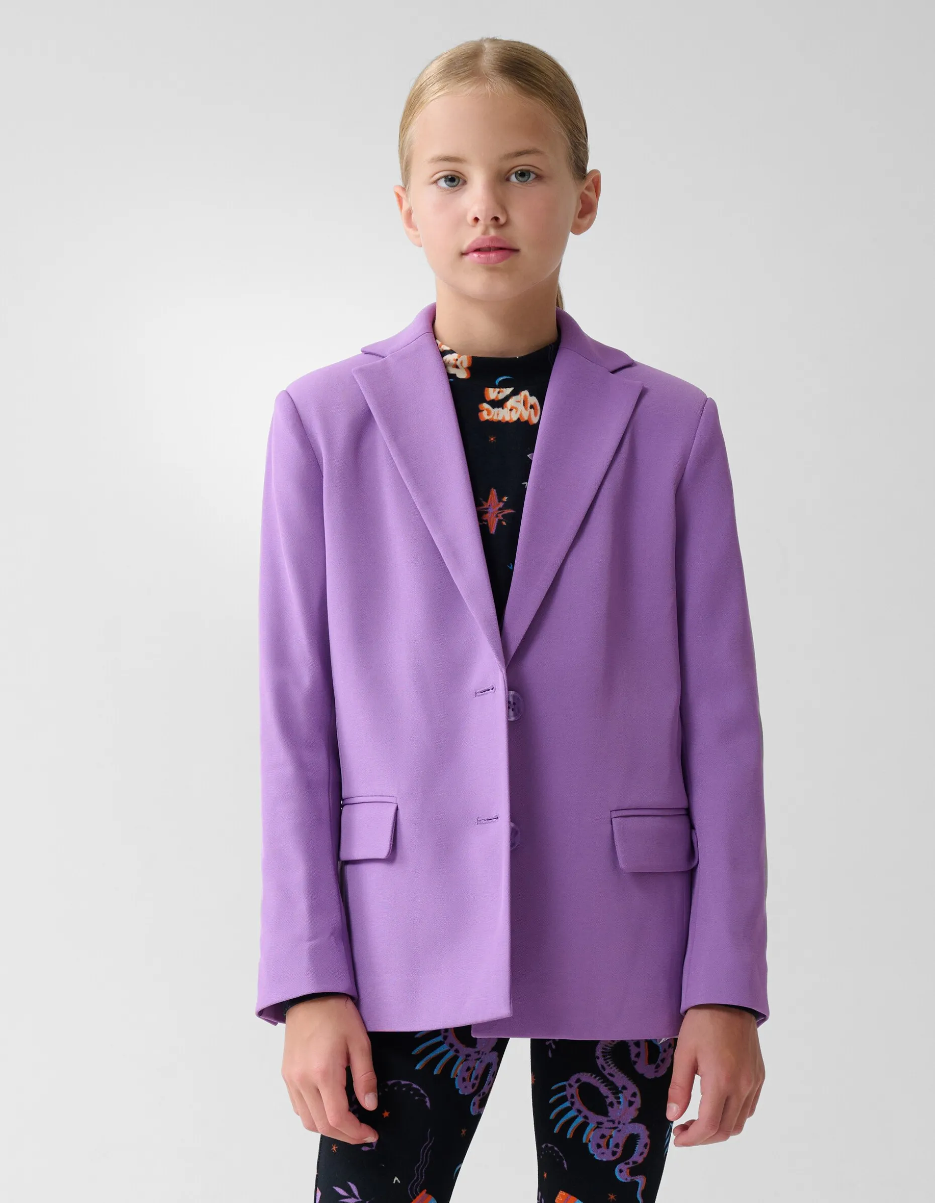 Basis Blazer Paars