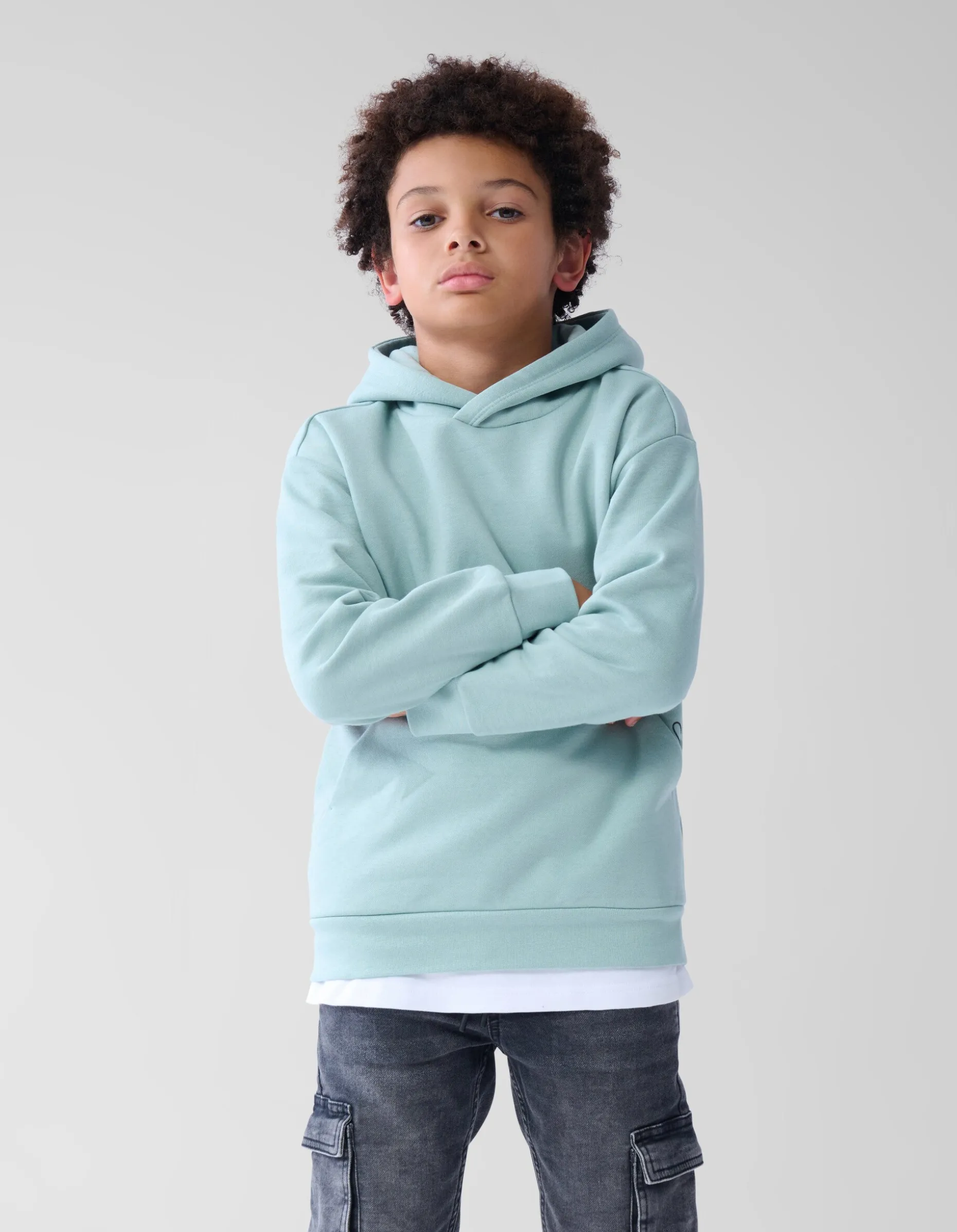 Basis Hoodie Lichtgroen