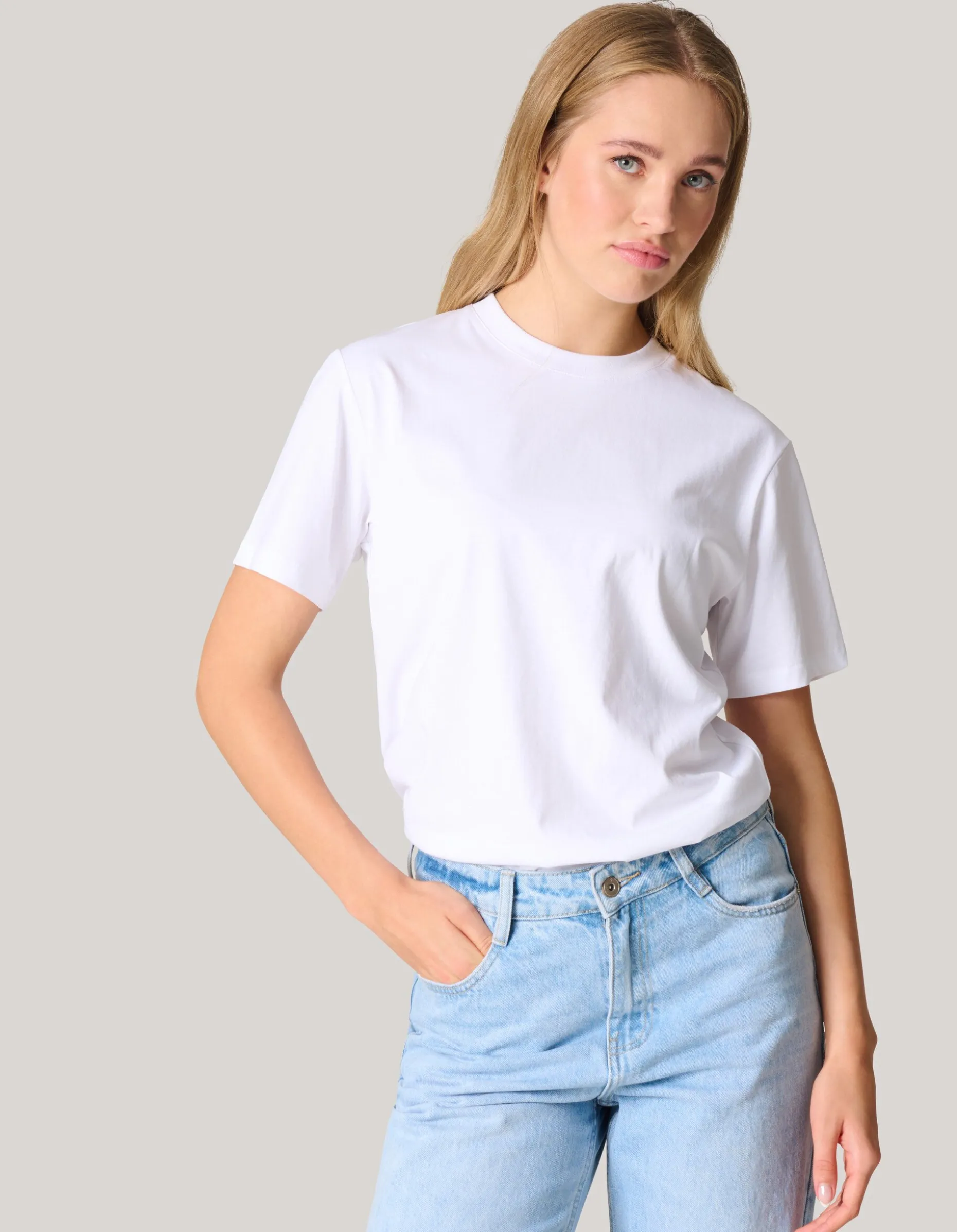 Basis T-shirt Wit