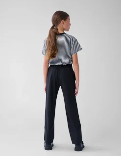 Basis Wide Leg Broek Zwart