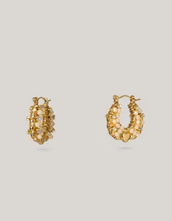 Beaded Oorbellen Goud