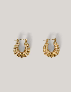 Beaded Oorbellen Goud
