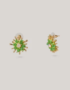 Beaded Oorbellen Groen