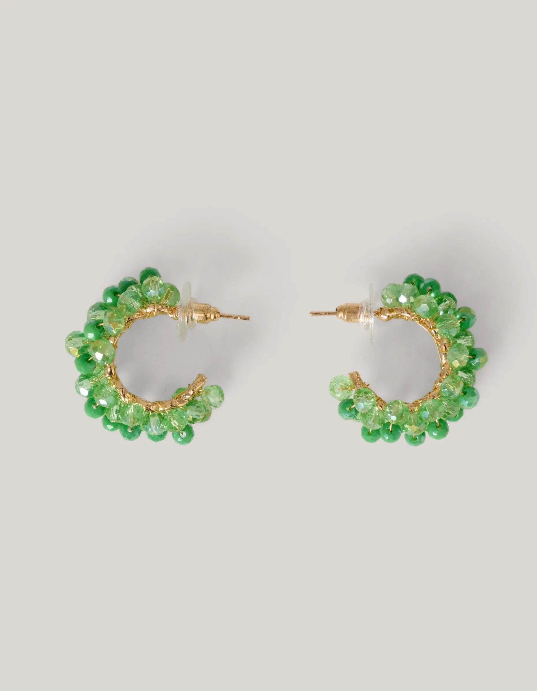 Beaded Oorbellen Groen