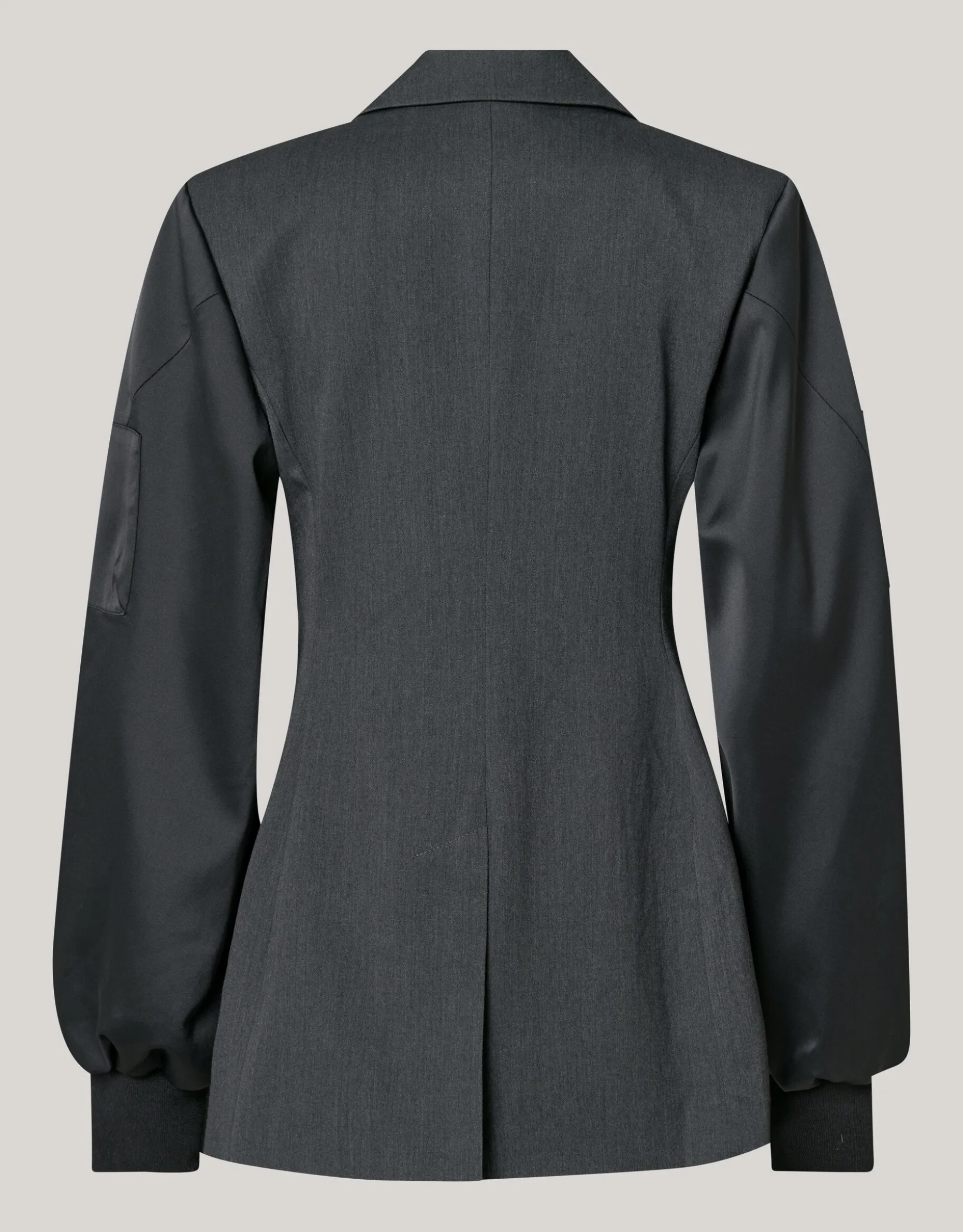 Bomber Sleeve Blazer Zwart