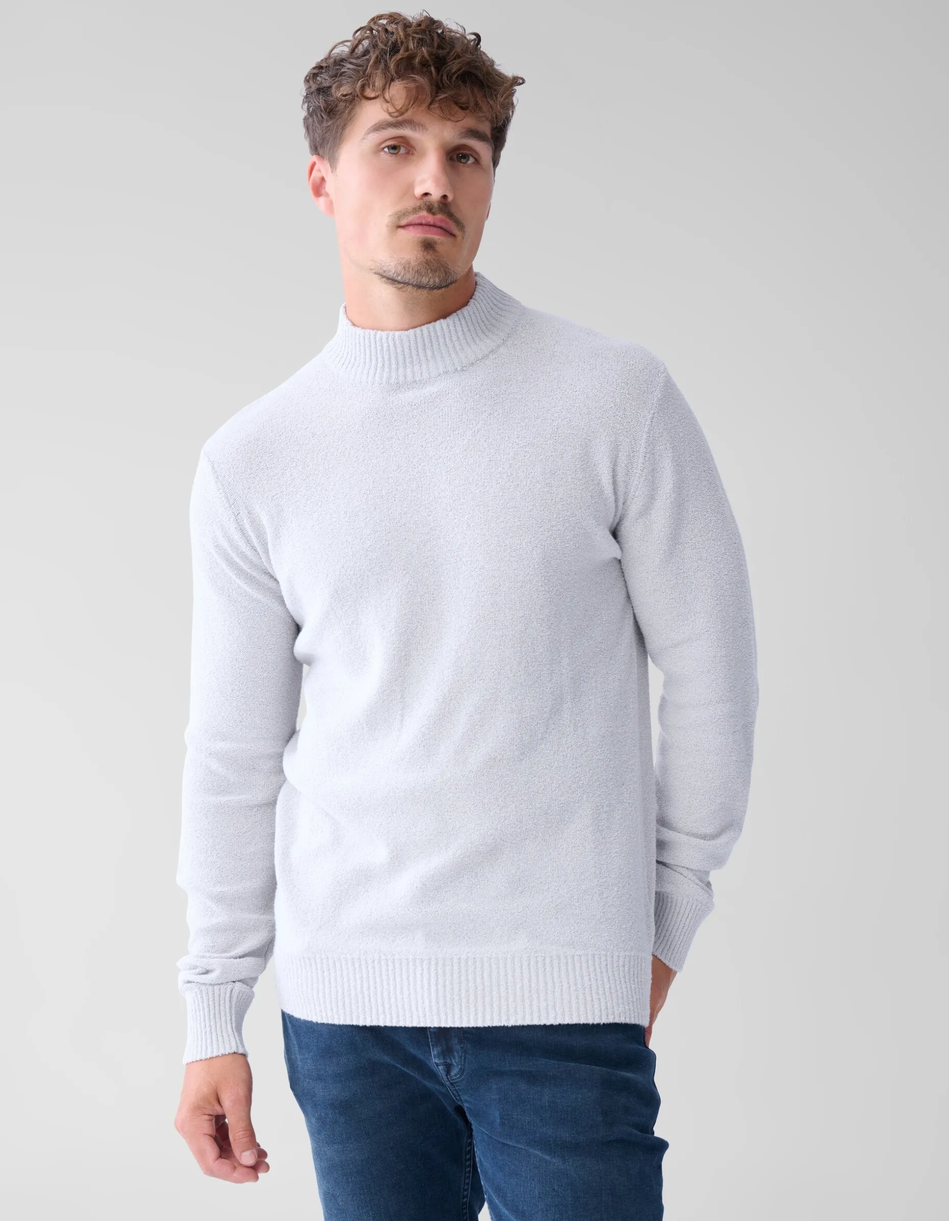 Boucle Trui Grijs