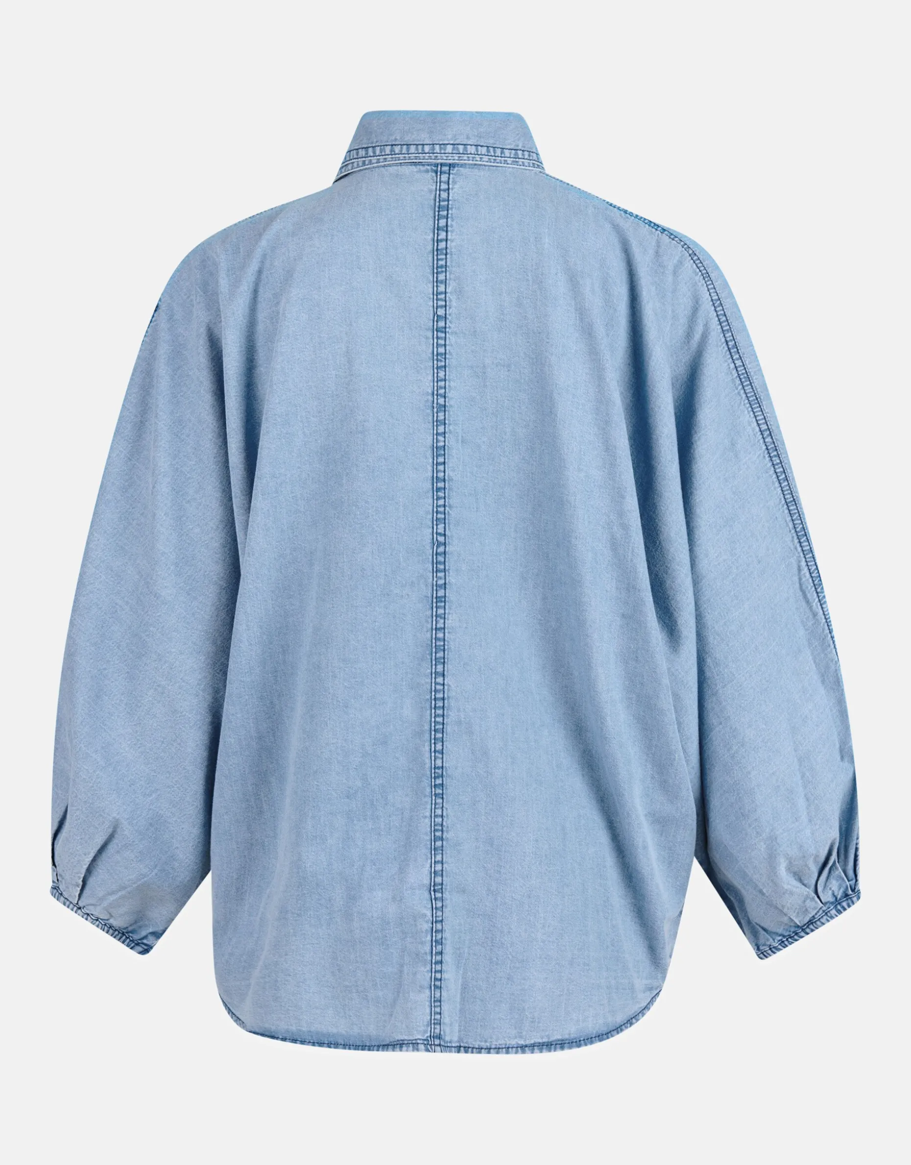 Bow Blouse Blauw By Mieke