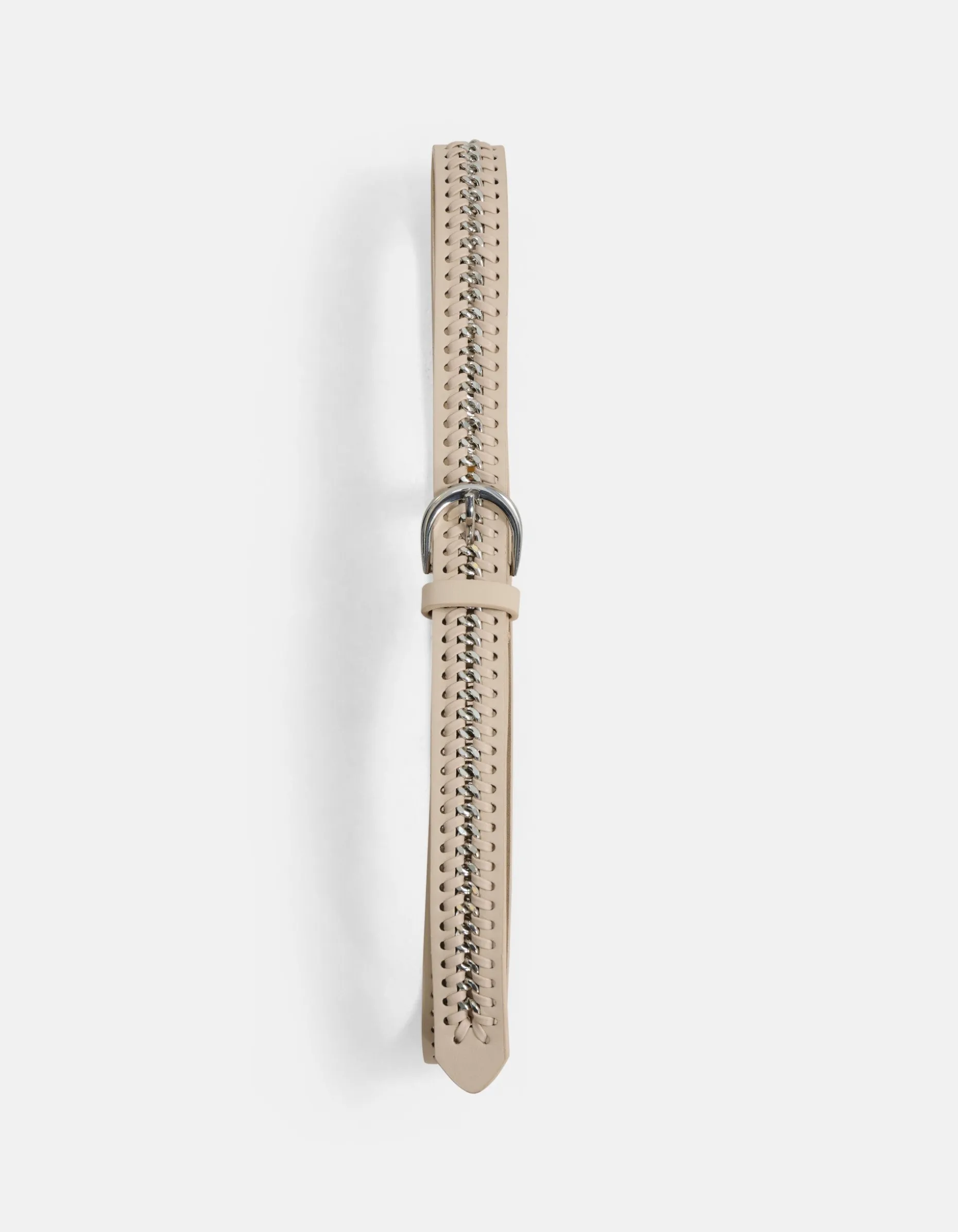 Braided Chain Riem Gebroken Wit
