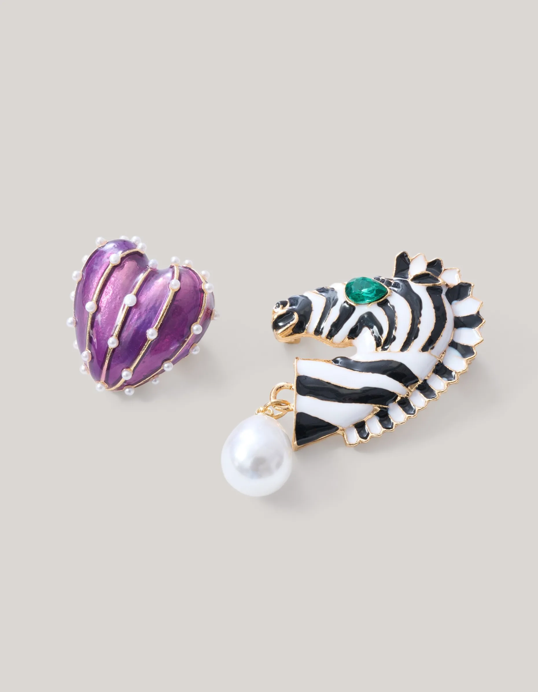Broche Set Roze