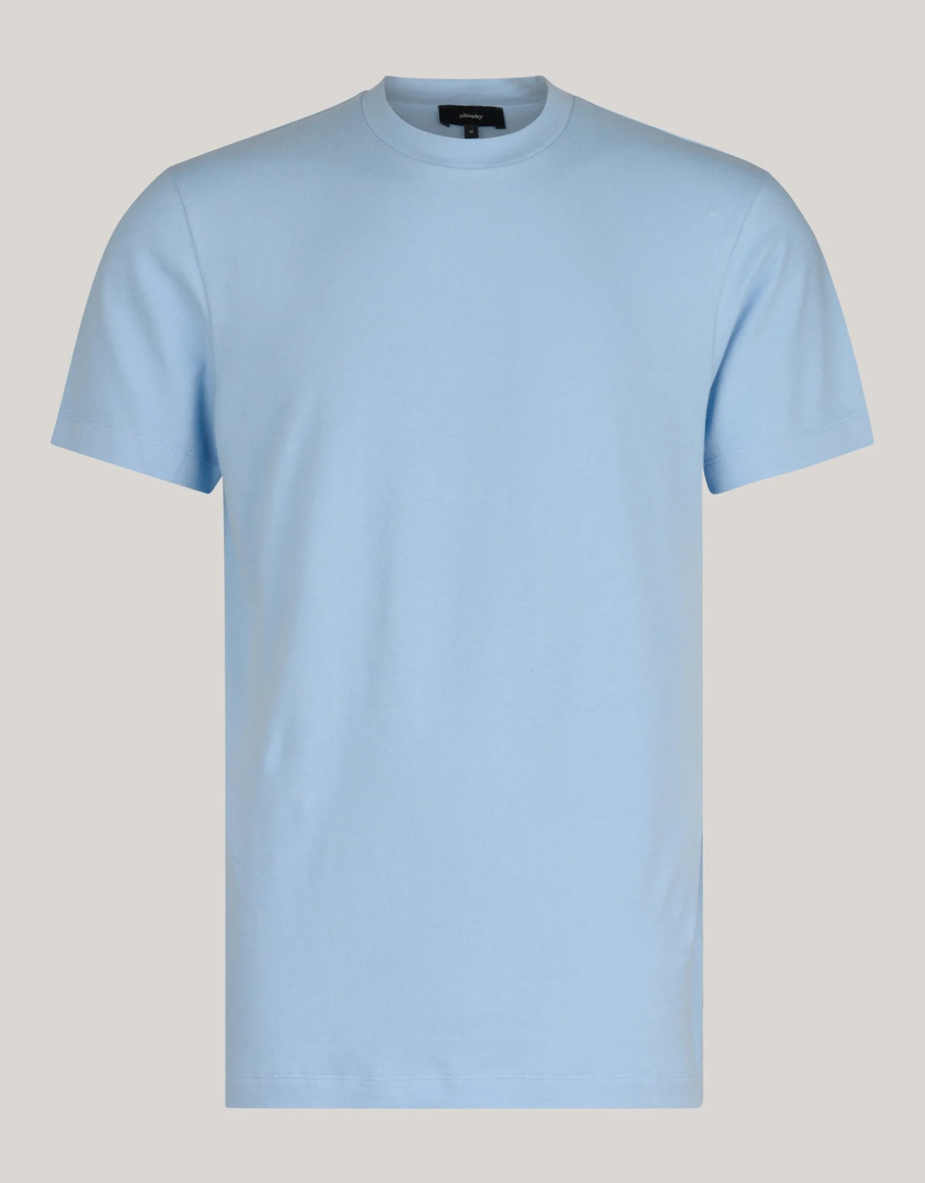 Brushed T-shirt Lichtblauw