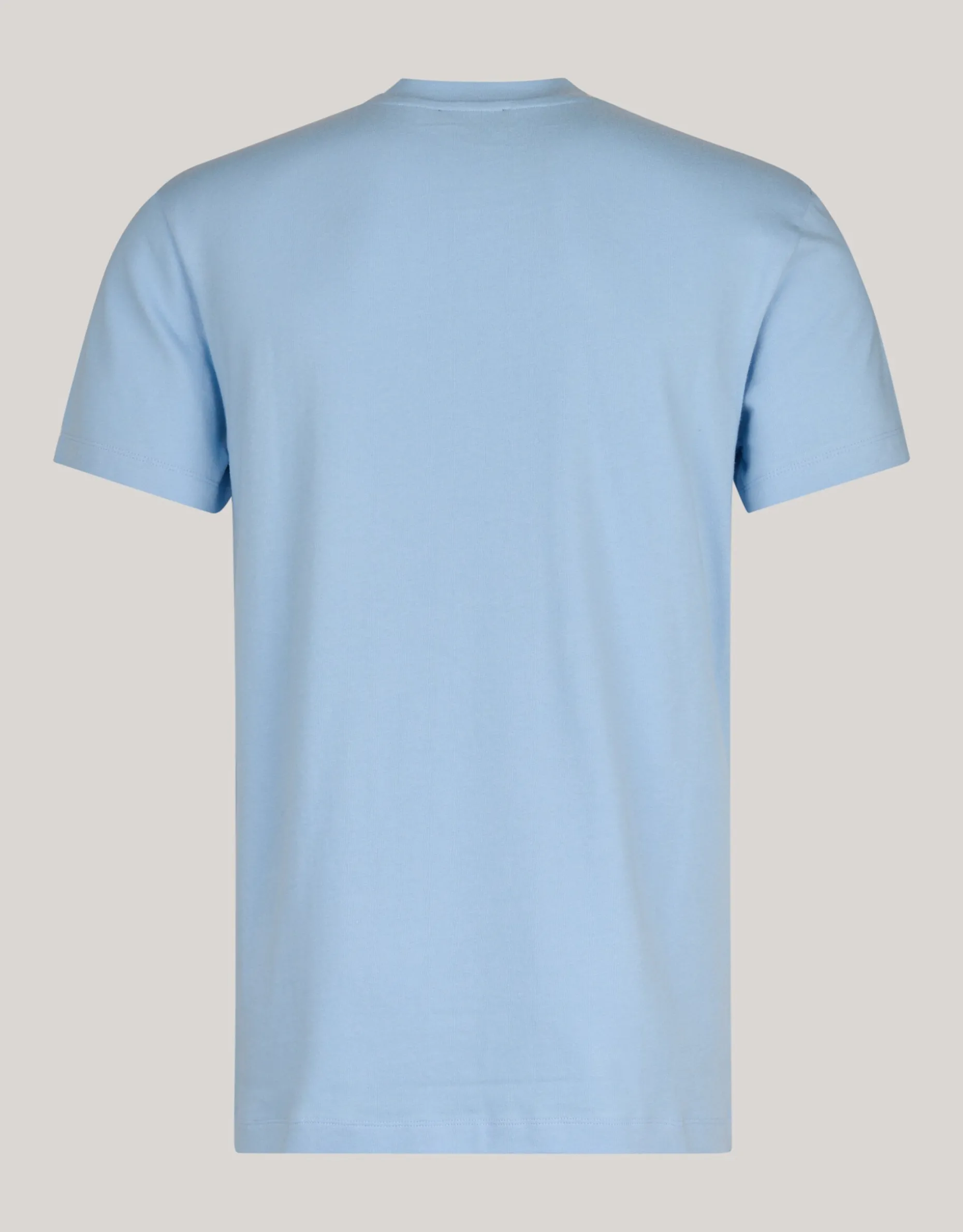 Brushed T-shirt Lichtblauw