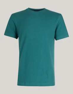 Brushed T-shirt Turquoise