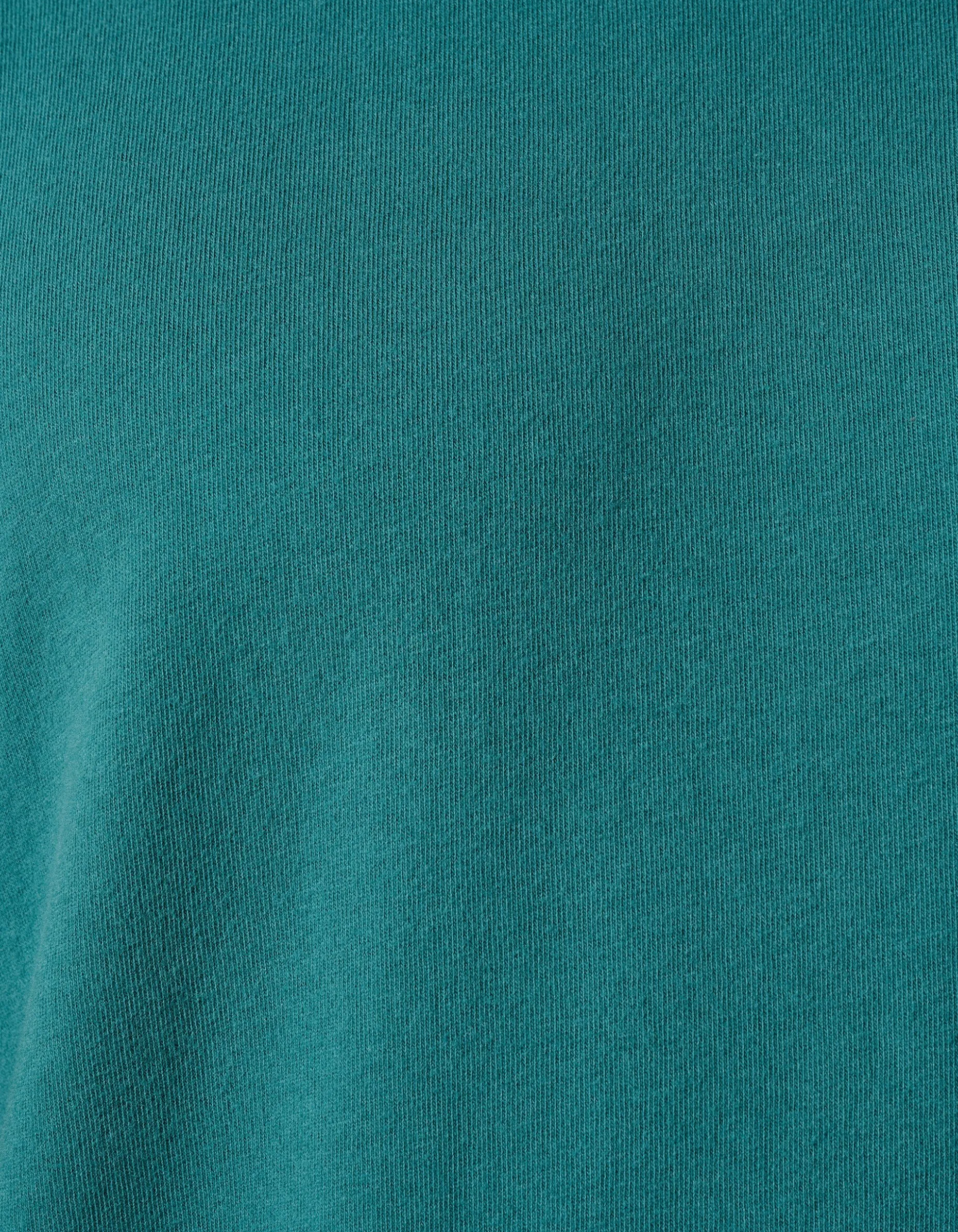 Brushed T-shirt Turquoise