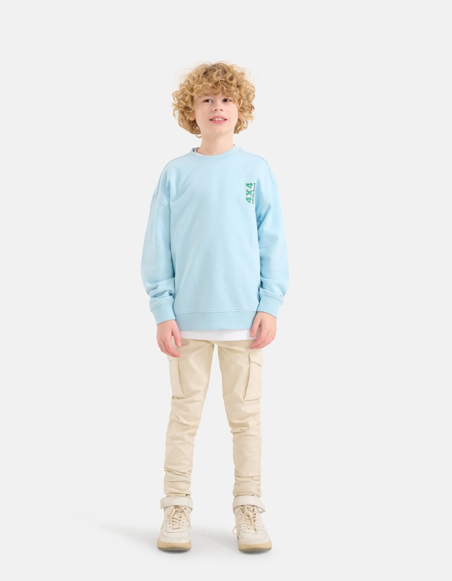 Cargo Broek Gebroken Wit