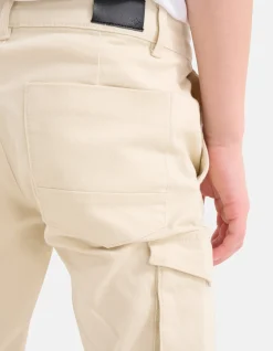 Cargo Broek Gebroken Wit