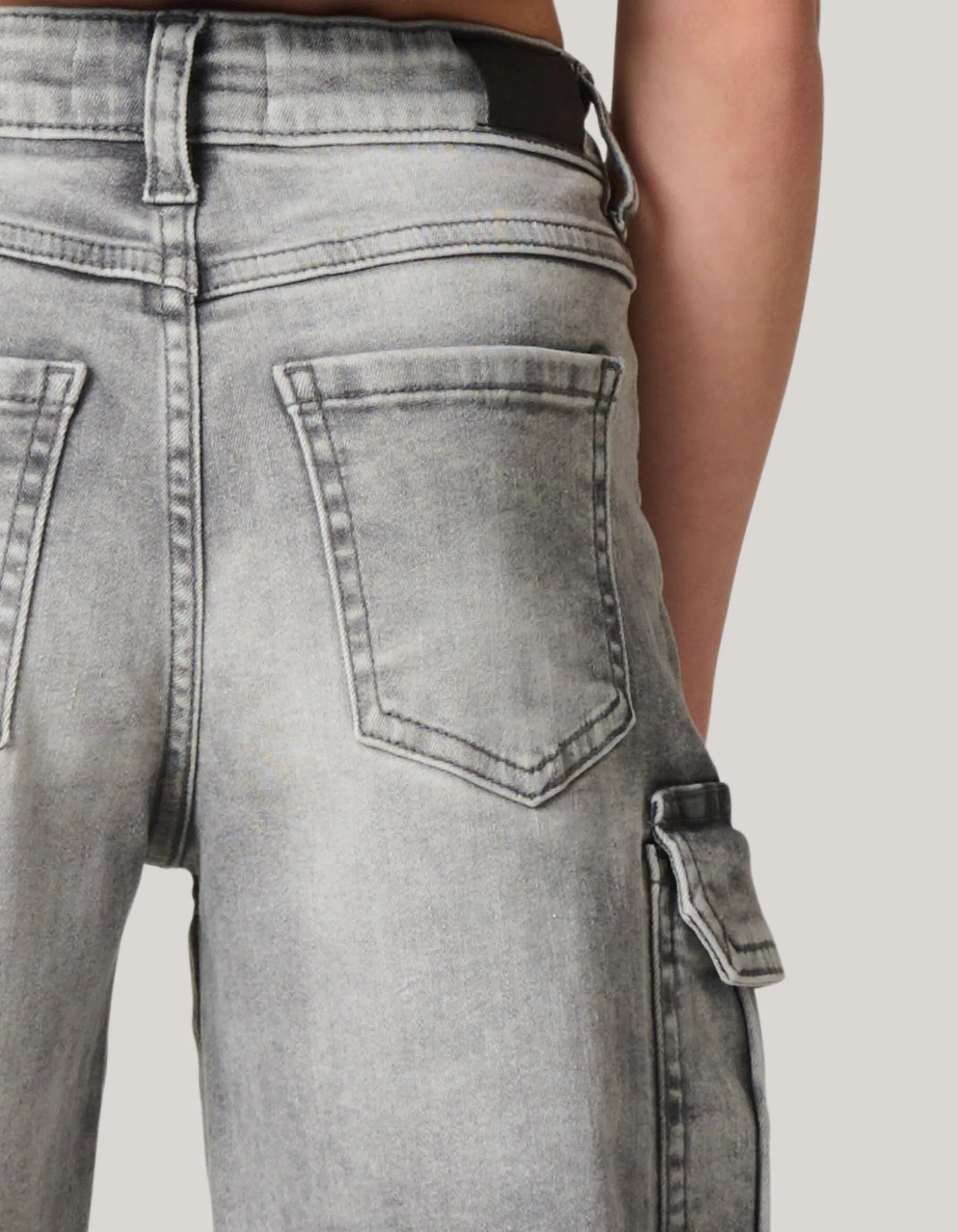 Cargo Jeans Grijs