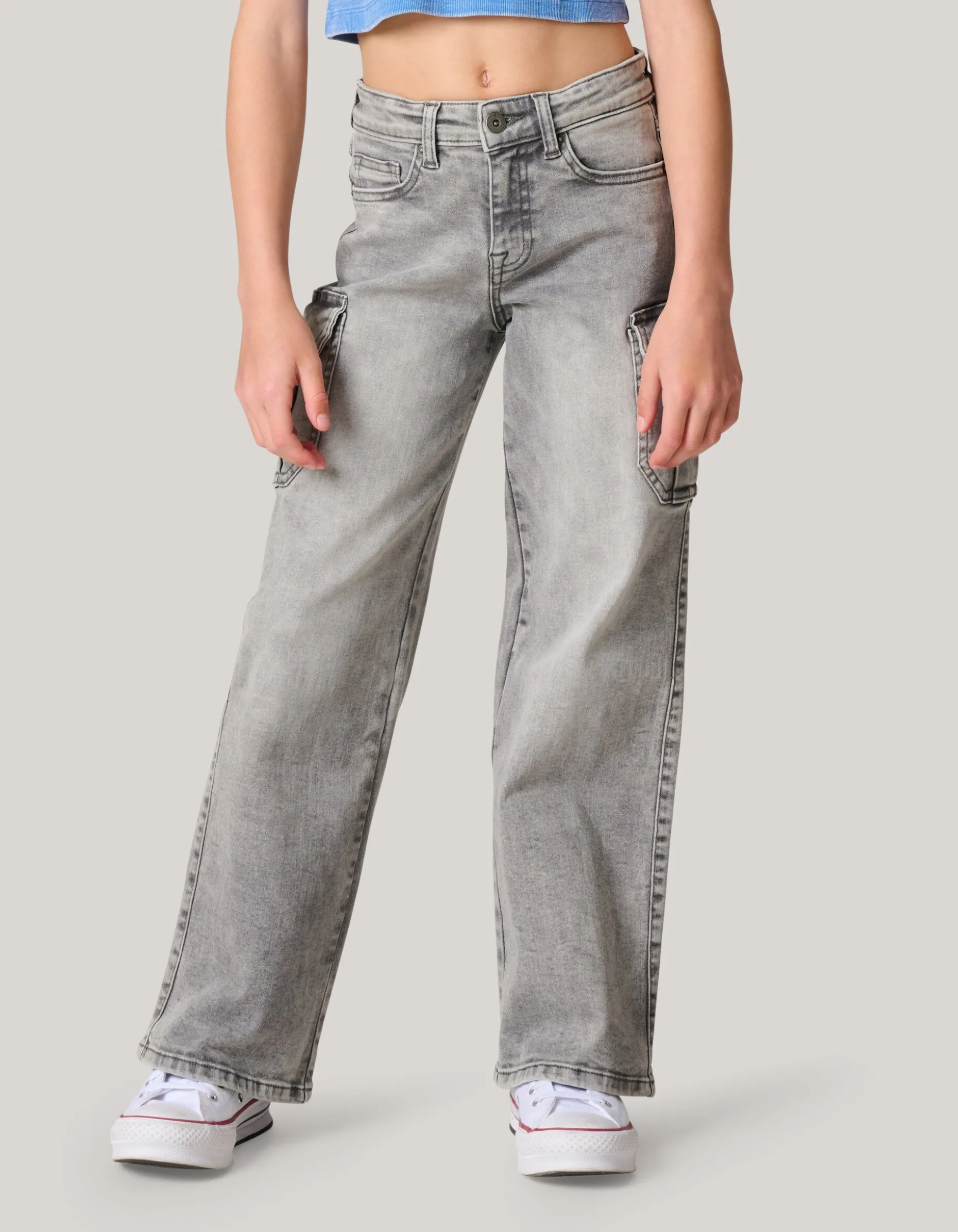 Cargo Jeans Grijs