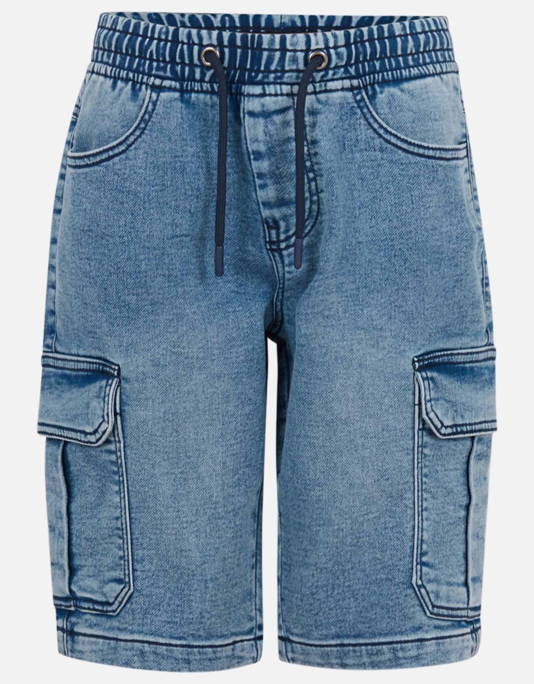 Cargo Jog Denim Short Mediumstone
