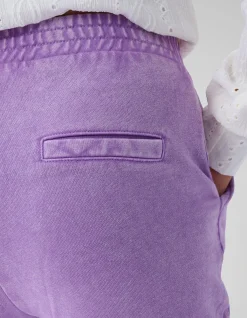 Cargo Wide Leg Broek Paars