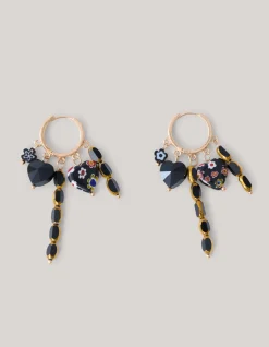 Charm Hoop Oobellen Goud