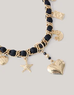 Charm Ketting Zwart
