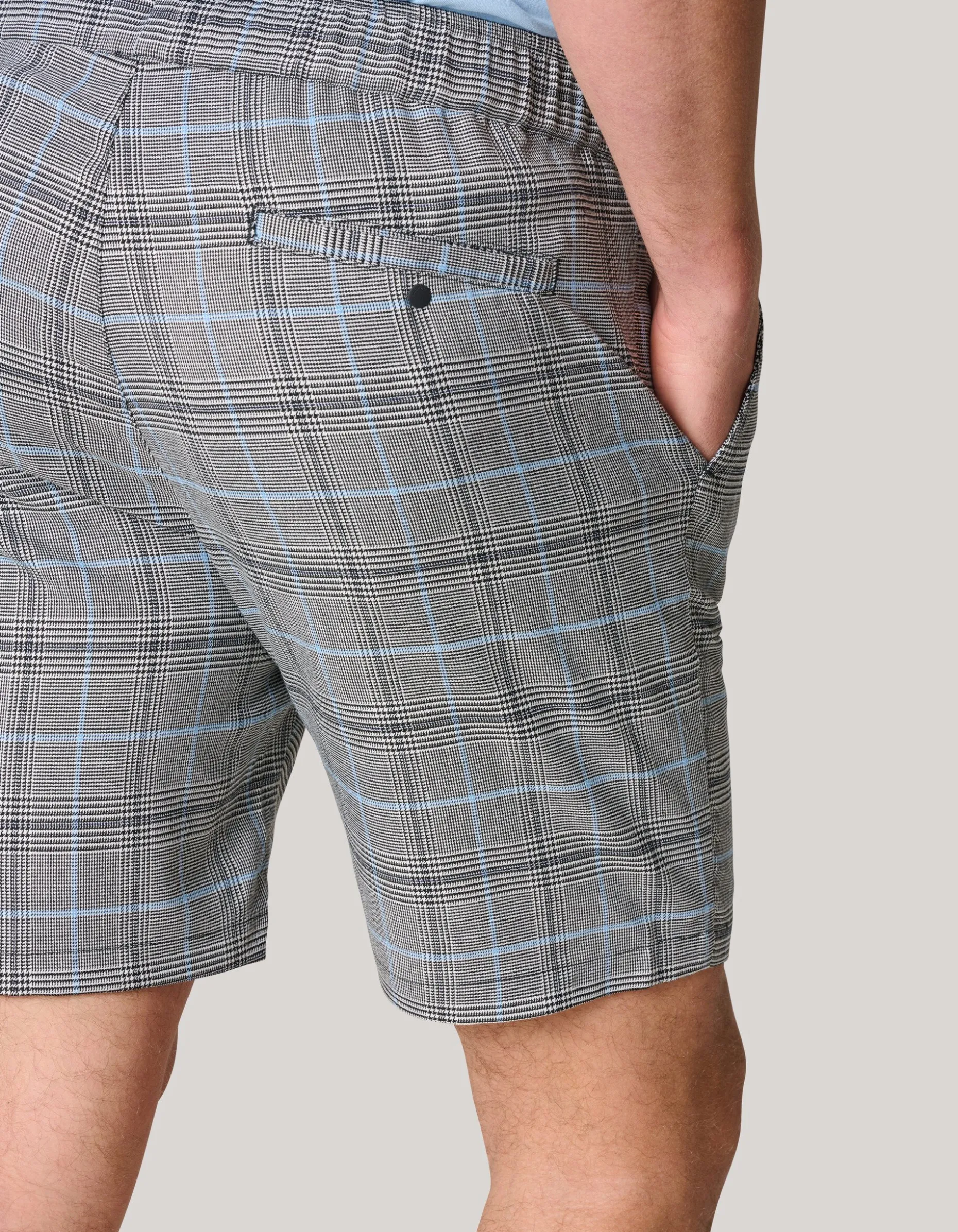 Check Short Grijs