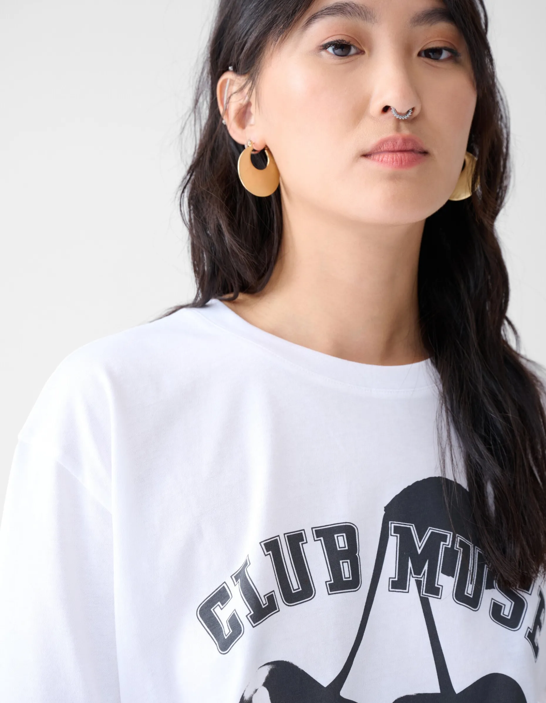 Cherry Artwork T-shirt Wit