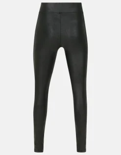 Coated Legging Zwart