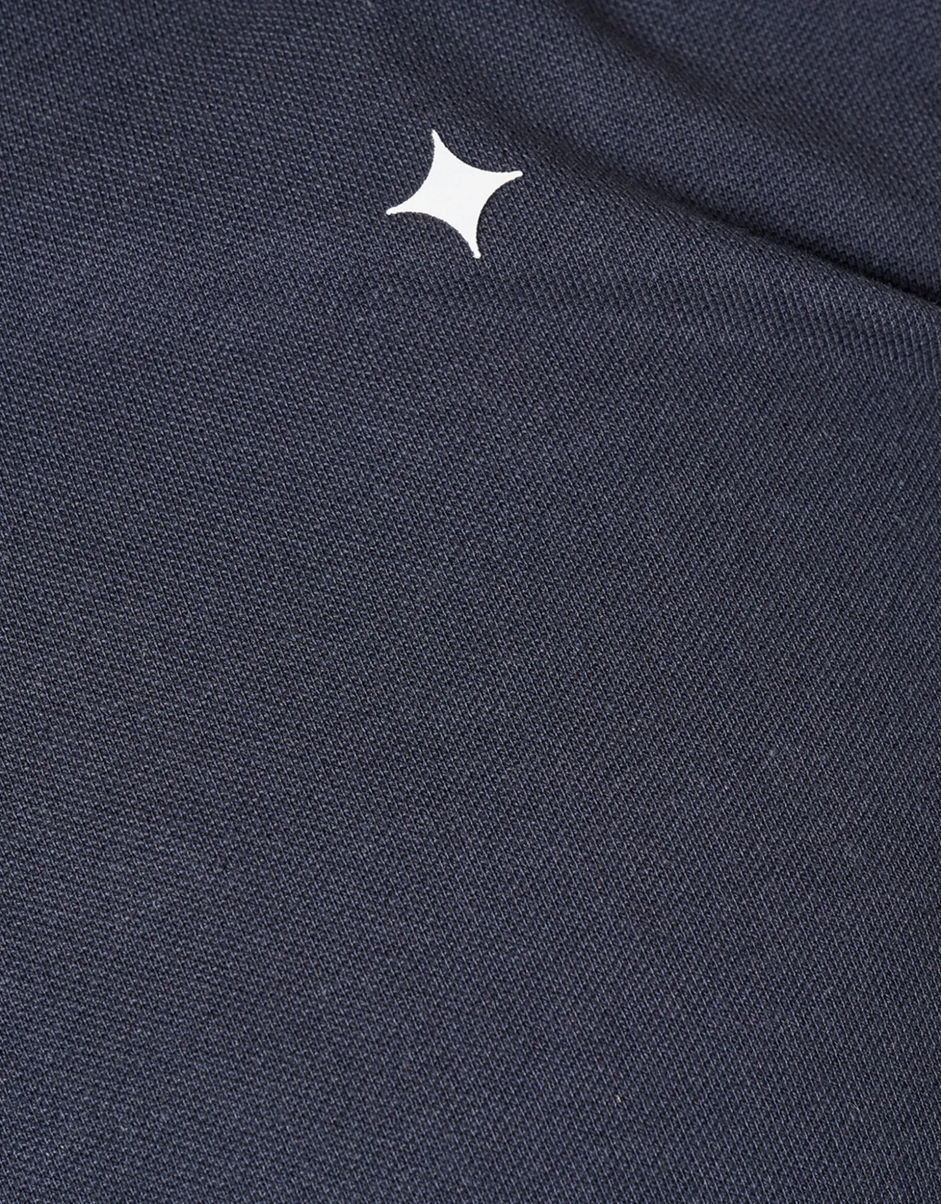 Contrast Pique Polo Donkergrijs