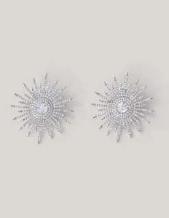 Cosmic Oorbellen Zilver