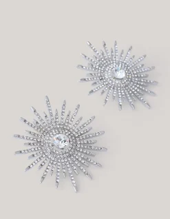 Cosmic Oorbellen Zilver