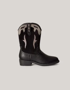 Cowboylaarzen Zwart