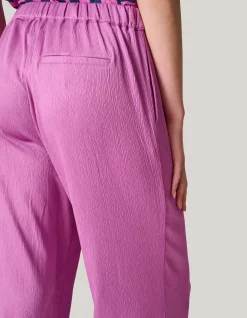 Crinkle Broek Roze