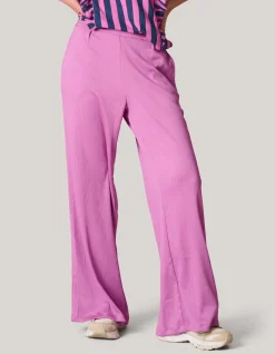 Crinkle Broek Roze