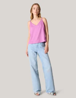Crinkle Singlet Roze