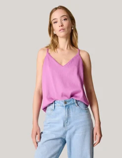Crinkle Singlet Roze
