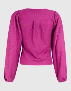 Crinkle Top Paars