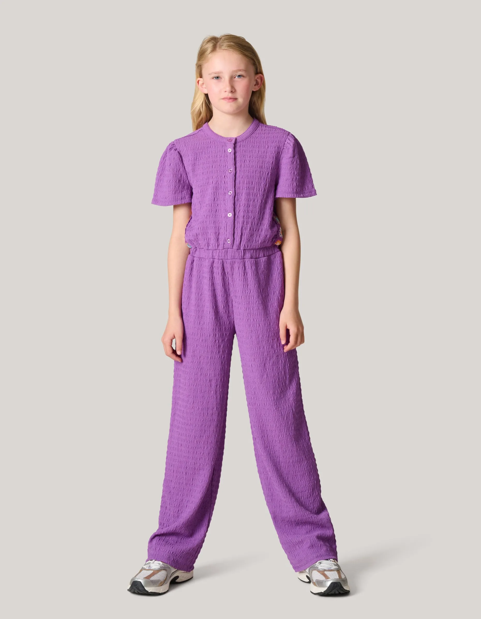 Crochet Jumpsuit Donkerpaars