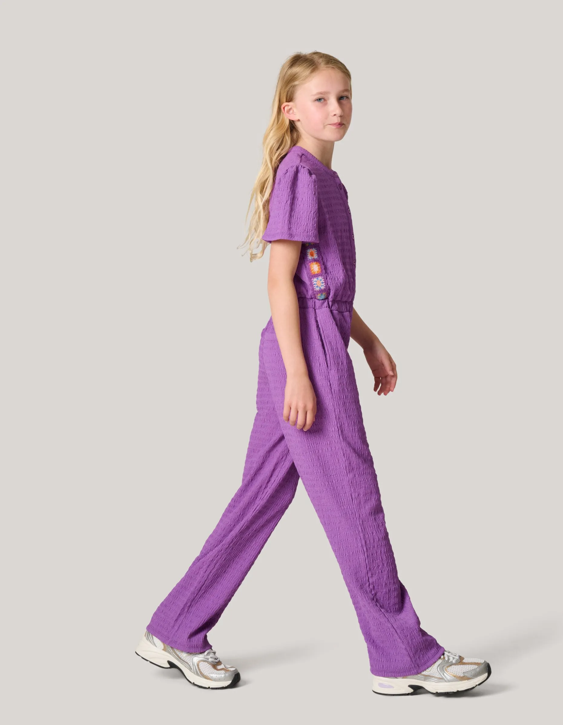 Crochet Jumpsuit Donkerpaars