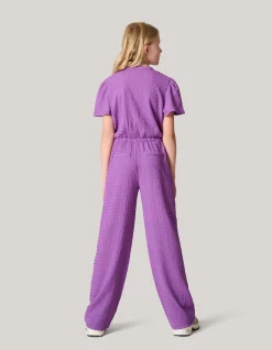 Crochet Jumpsuit Donkerpaars