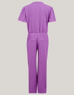Crochet Jumpsuit Donkerpaars