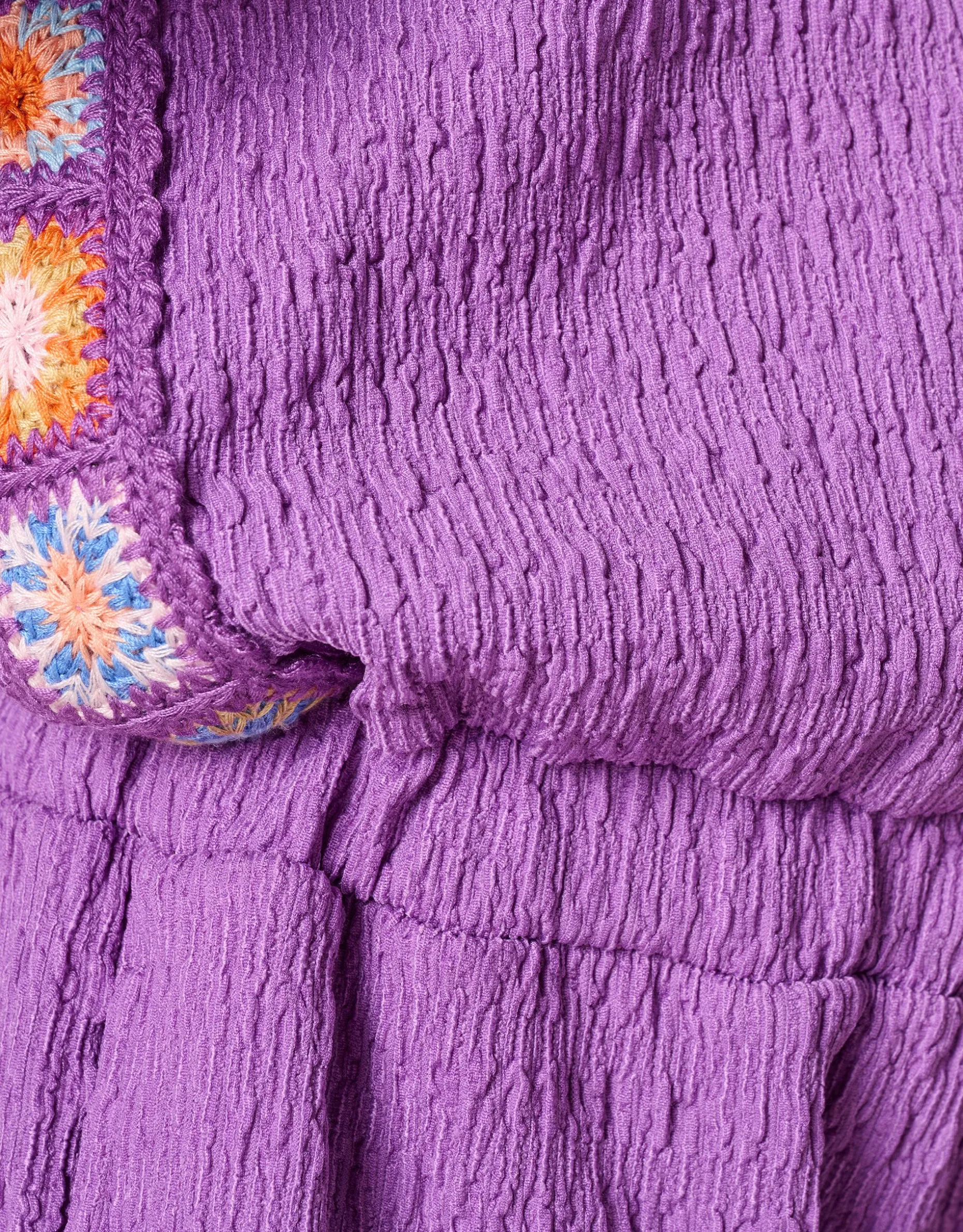 Crochet Jumpsuit Donkerpaars